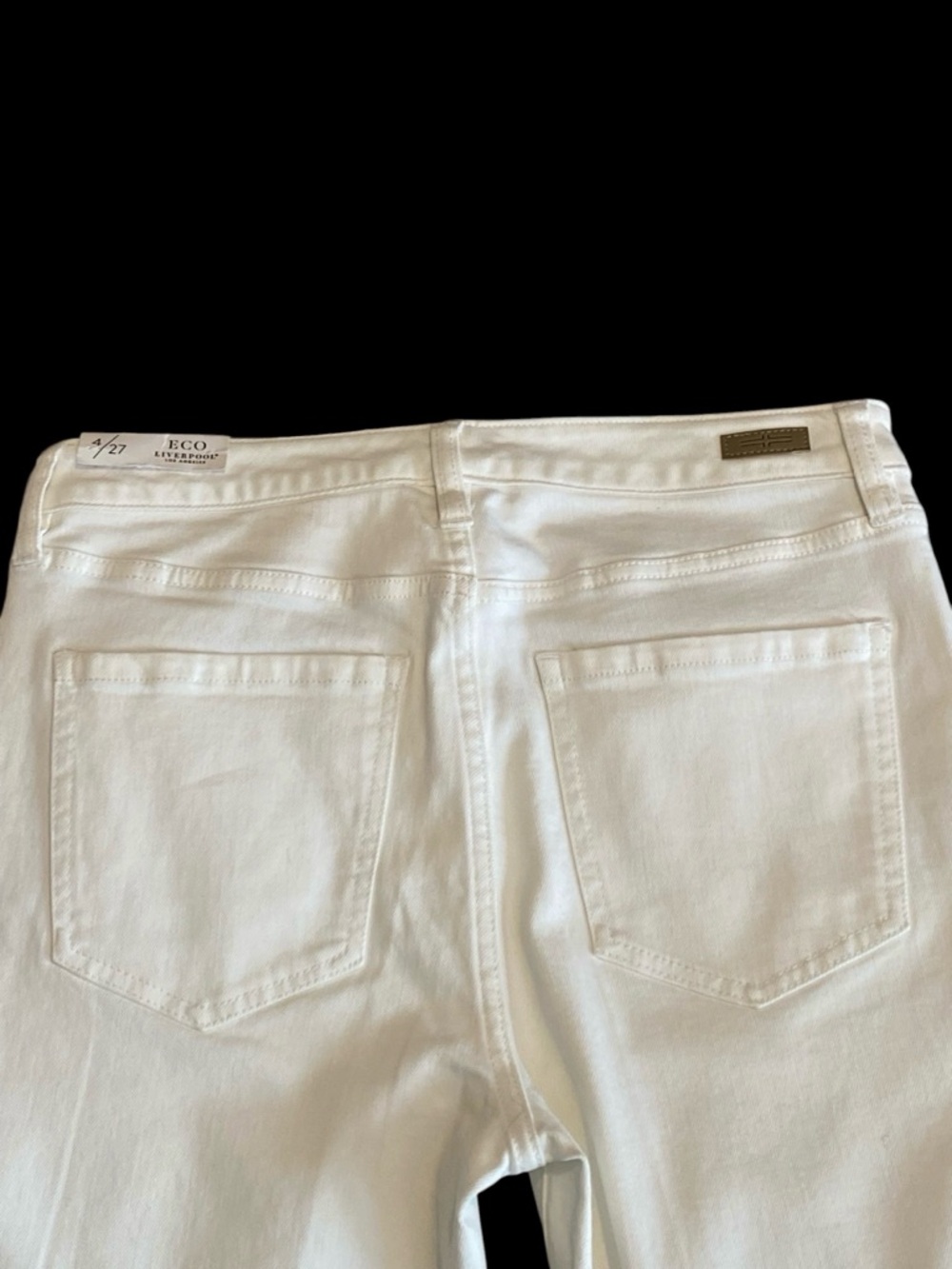 Liverpool | Women’s Liverpool Hannah Hi-Rise Flare White Split-Hem Jeans NWT 4 - Picture 13 of 13